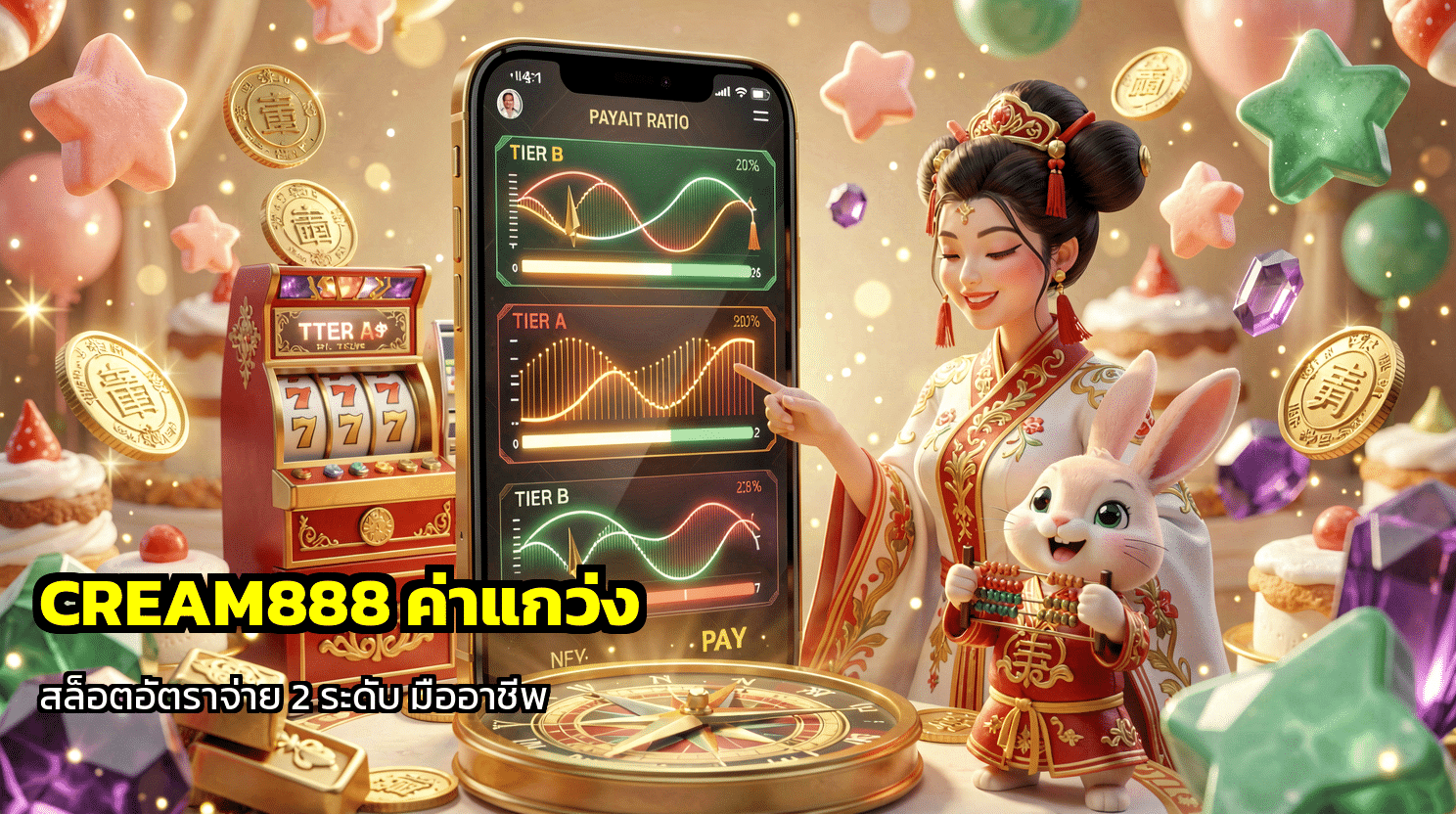 CREAM888 ค่าแกว่ง