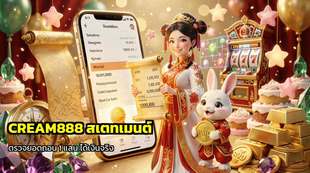 CREAM888 สเตทเมนต์