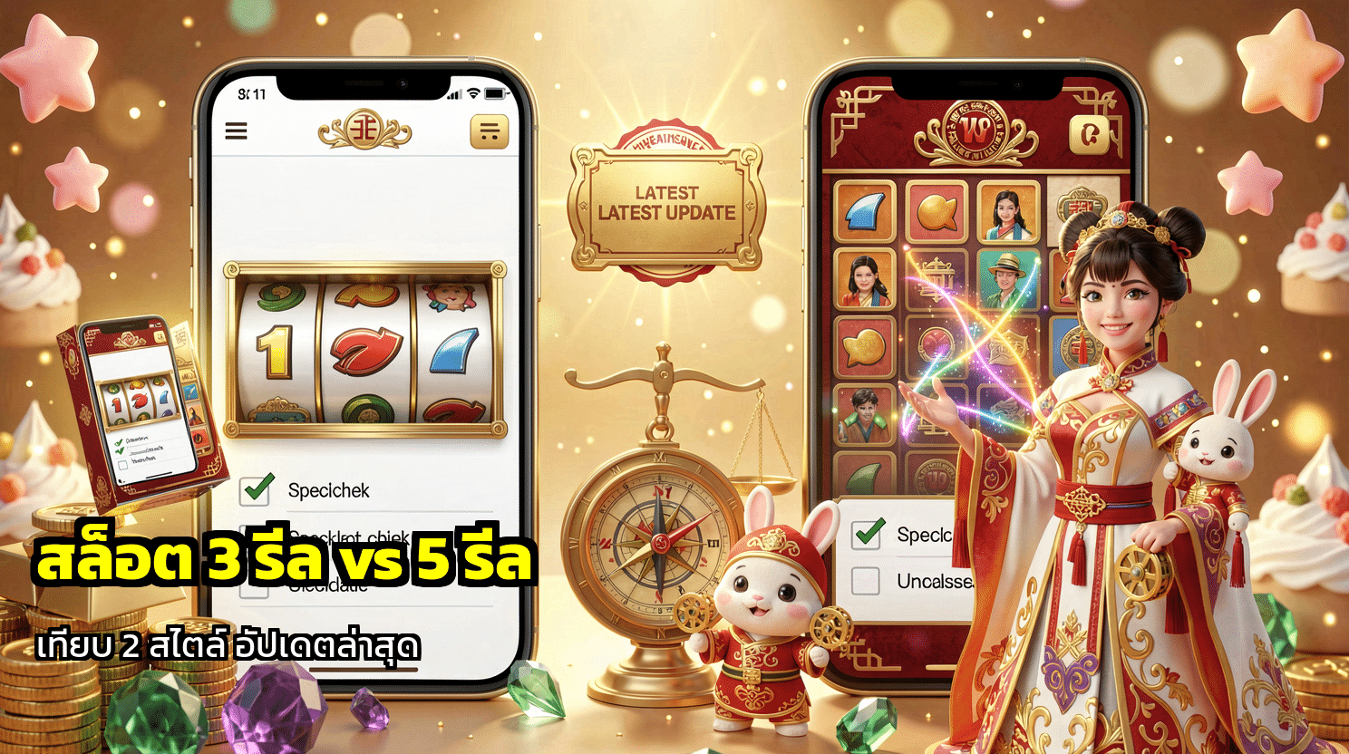 สล็อต 3 รีล vs 5 รีล