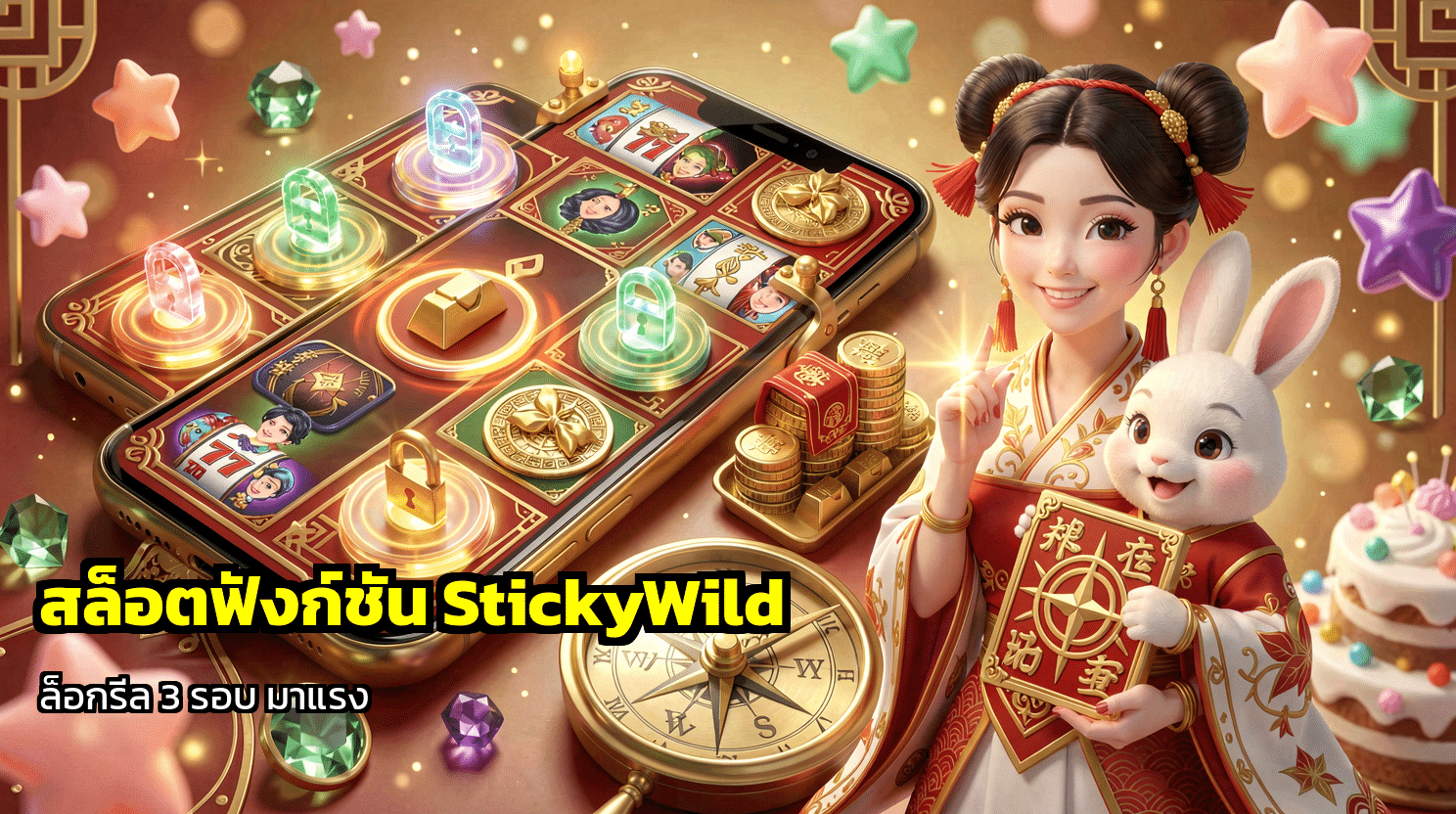 สล็อตฟังก์ชัน StickyWild
