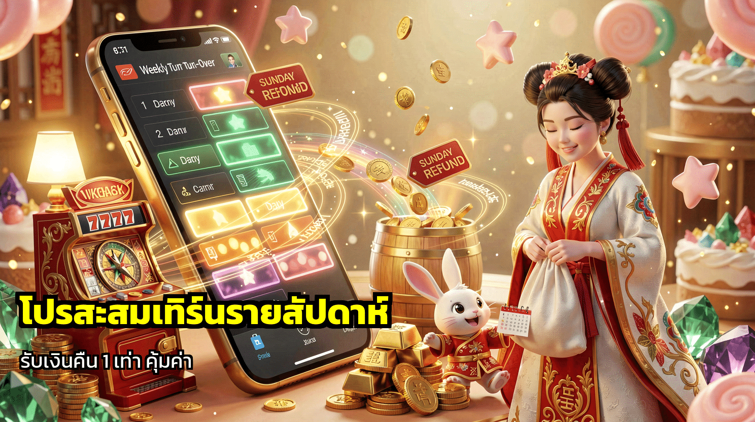 โปรสะสมเทิร์นรายสัปดาห์